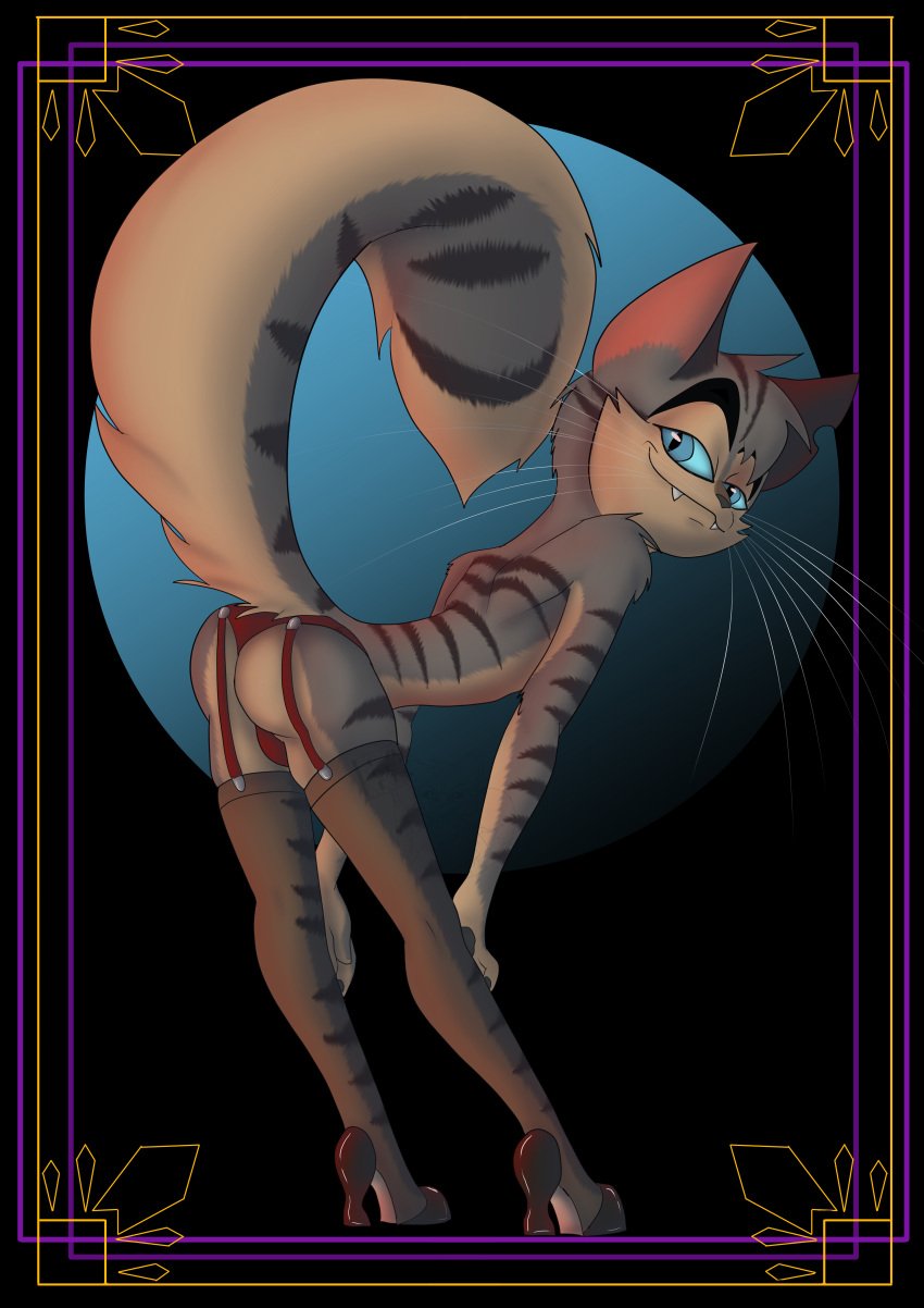 1boy animal_humanoid anthro bulge feline feminine_male furry gay image_set lackadaisy lingerie lingerie_only male male_focus male_only novadoesart pose rocky_rickaby seductive tail thighhighs webcomic