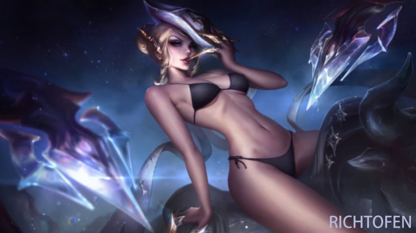 evelynn female high_noon_evelynn_prestige_edition high_noon_series league_of_legends prestige_skin richtofen