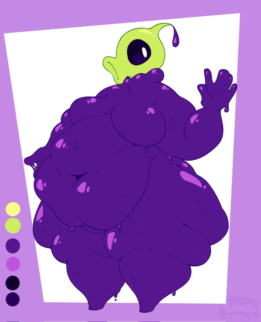 1girls anthro anthrofied ass belly belly_bulge breasts buttersita fat female female_pred flora_fauna goo goo_peashooter_(pvz) inflation obese peashooter_(pvz) plant plant_girl plant_humanoid plantie plants_vs._zombies plants_vs_zombies popcap_games pred pussy weight_gain