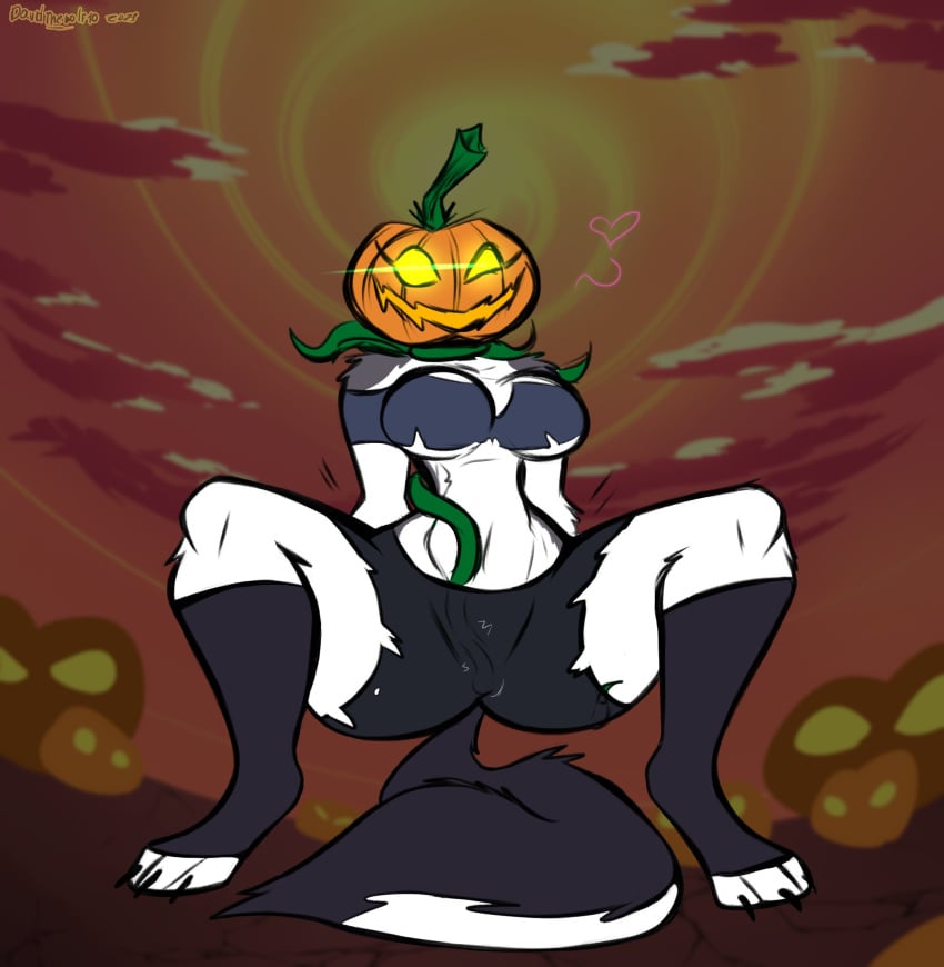 1girl 2024 2d_(artwork) absurd_res big_ass big_butt brainwashed breasts corruption davidthewolfx10 demon_girl digital_media_(artwork) drone dronification female fur furry furry_female furry_only halloween heart hellhound helluva_boss hi_res huge_ass hypnosis jack-o'-lantern loona_(helluva_boss) mammal medium_breasts mind_control open_mouth plant pleasure_face plump_ass plump_butt pumpkin pumpkin_head smile tail tan_body thick_ass thick_hips thick_thighs vaginal_penetration vine_tentacles vines