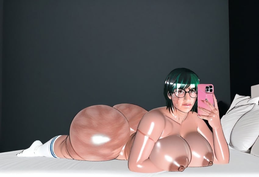 ai_generated ass_dough ass_focus bbl bbw big_ass bottom_heavy bottomless_female bunanza_ dat_ass jujutsu_kaisen lying_on_bed lying_on_stomach naked plan scars_all_over scars_on_face tagme taking_picture taking_selfie thick_ass zenin_maki