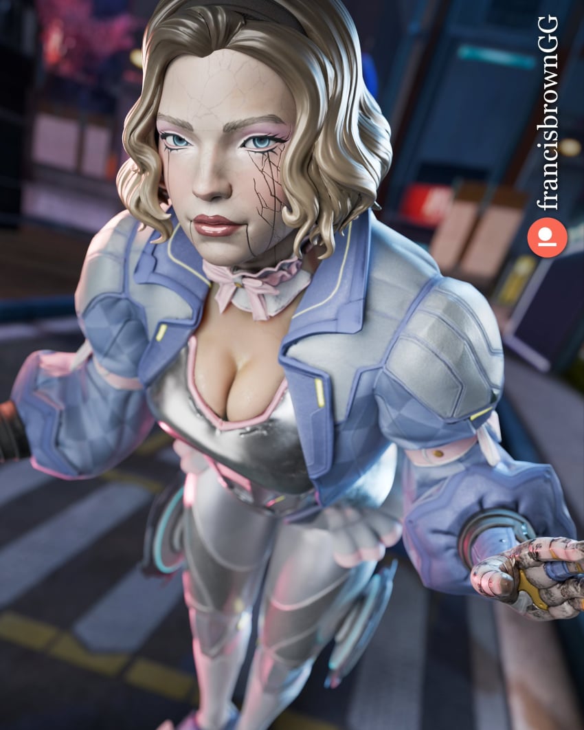 1girls 3d apex_legends big_ass big_breasts blonde_female blonde_hair breasts bust busty chest curvaceous curvy curvy_figure electronic_arts female francis_brown hips hourglass_figure legs light-skinned_female light_skin mature mature_female natalie_paquette respawn_entertainment slim_waist thick thick_hips thick_legs thick_thighs thighs voluptuous waist wattson_(apex_legends) wide_hips