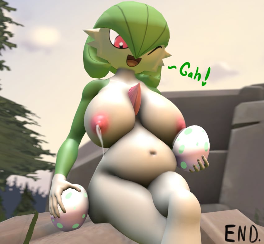 after_sex anthro big_breasts cute edit edited egg female_gardevoir gardevoir happy justaglass lactation naked naked_female nude nude_female pokémon_(species) pokemon pokemon_(species) pokemon_rse pregnant pregnant_belly pregnant_female sfm source_filmmaker