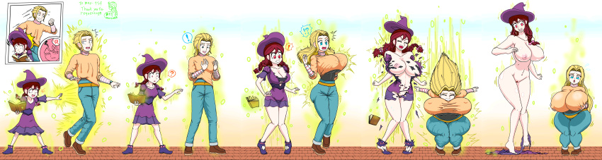 age_progression ass_expansion breast_expansion breasts female gender_transformation huge_ass huge_breasts may-tsf mtf_transformation shortstack transformation transformation_sequence uravilladge witch