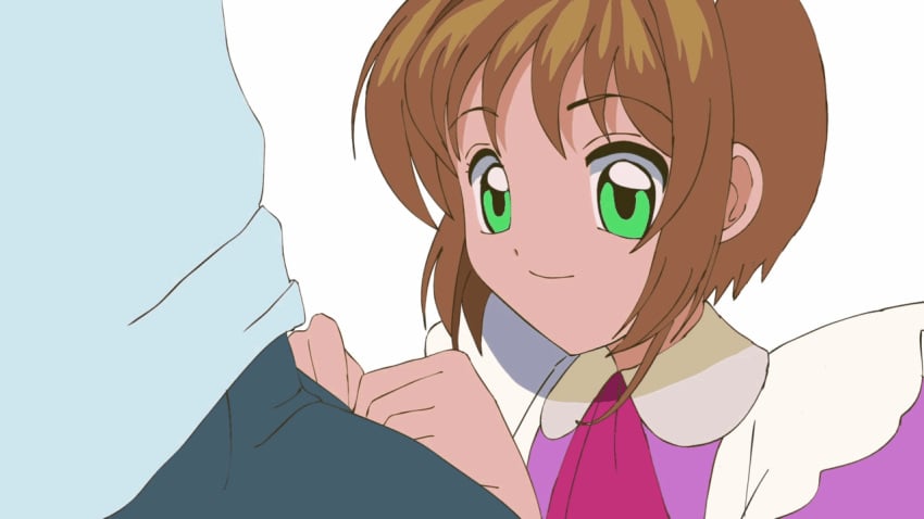 1girls animated blowjob brown_hair cardcaptor_sakura ccsfankei faceless_male fankei female green_eyes human light-skinned_female light_skin looking_at_penis maid_uniform penis prostitution sakura_kinomoto short_hair smile ugoira