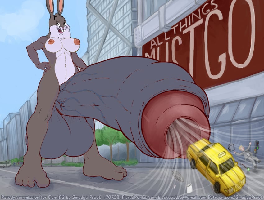 1boy 1futa anthro areola areolae balls big_chungus big_penis breasts buck_teeth bugs_bunny building car city cock_vore completely_nude cracked_floor edit feet flyer futanari giant giant_penis gigantic_penis imminent_vore inhale large_balls large_penis long_ears looney_tunes massive_balls meme monster_cock naked nipples nude outdoors outside penis pink_areola pink_nipples sandy_cheeks_cock_vore scary smudge_proof solo_focus standing suitcase taxi testicles text urethra urethral_sucking urethral_vore vacuum vacuum_penis vacuum_suck vore warner_brothers wtf