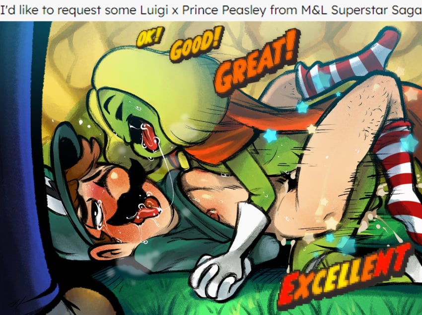 anal commentary crying duo_focus gay holding_hands luigi male/male male_only mario_(series) mario_and_luigi:_superstar_saga mario_and_luigi_(series) mawile123 partially_clothed penetration prince_peasley saliva superstar_saga sweat tongue tongue_kiss twink video_games yaoi