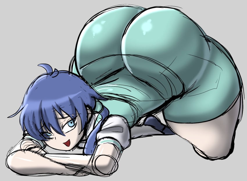 1boy 1femboy 1male 2d 2d_(artwork) ass babyhunt4 big_ass big_butt blue_eyes bottom_heavy bottom_heavy_femboy bottom_heavy_male clothed clothed_female_clothed_male clothed_male clothing da_ra_ra_ra dumptruck_ass dumptruck_butt face_down_ass_up femboy femboy_only hair lloyd_de_saloum male male_only pose shortstack_femboy solo_femboy solo_focus solo_male tensei_shitara_dai_nana_ouji_dattanode,_kimamani_majutsu_o_kiwamemasu thick_ass thick_butt thick_thighs thighs