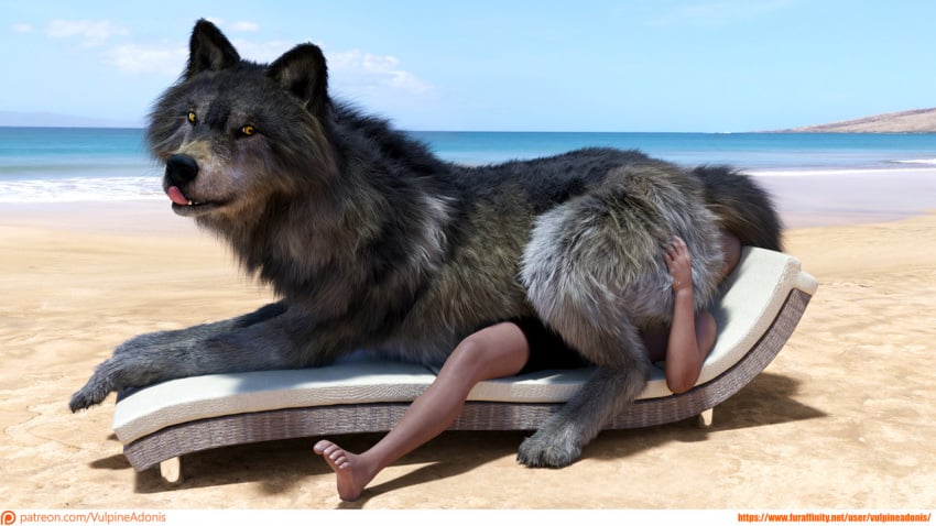 ambiguous_gender ass bestiality canine crush facesitting female/male feral human laying sat_on sit sitting smother smothered vulpineadonis weightplay wolf zoophilia