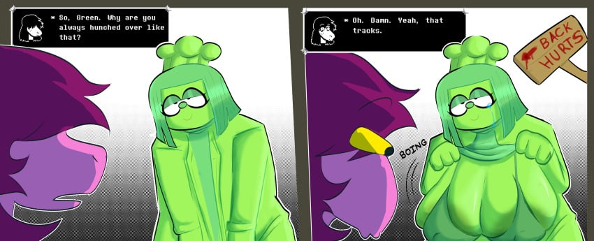 Green (Deltarune) Rule 34 Image