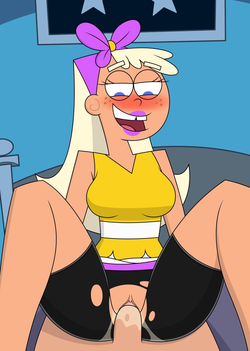 1boy 1boy1girl 1girls chloe_carmichael clothed_sex female giver_pov male male/female male_pov partial_male penetrating_pov pov straight_hair tagme the_fairly_oddparents tjlive5 vaginal_penetration