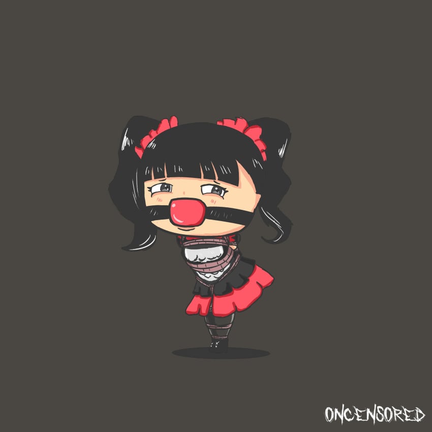 baby_metal babymetal ball_gag bondage chibi oncensored original rope_bondage