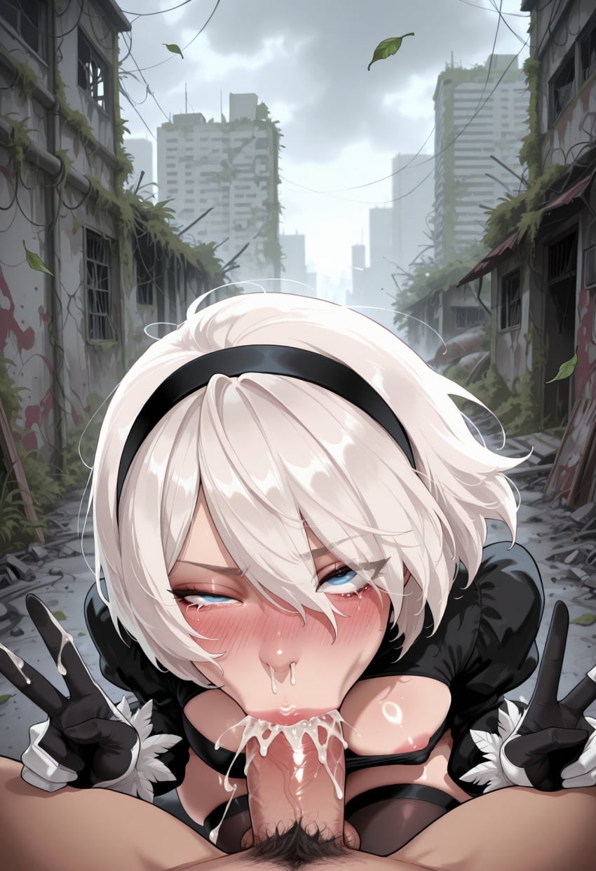 Yorha 2b (Nier: Automata) Rule 34 Image