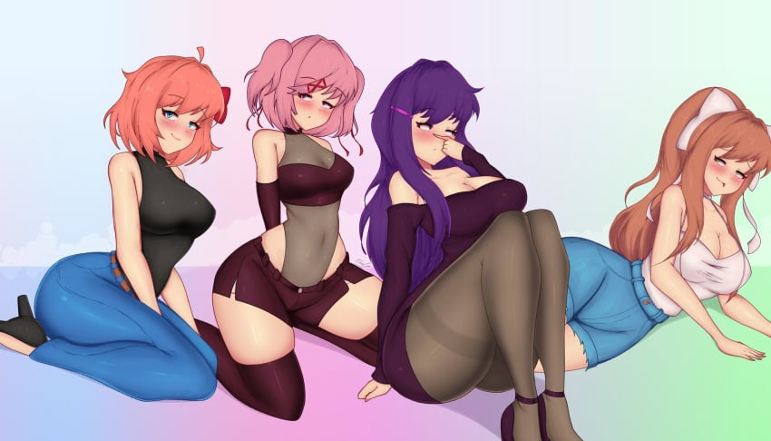 Monika (Doki Doki Literature Club) Rule 34 Image