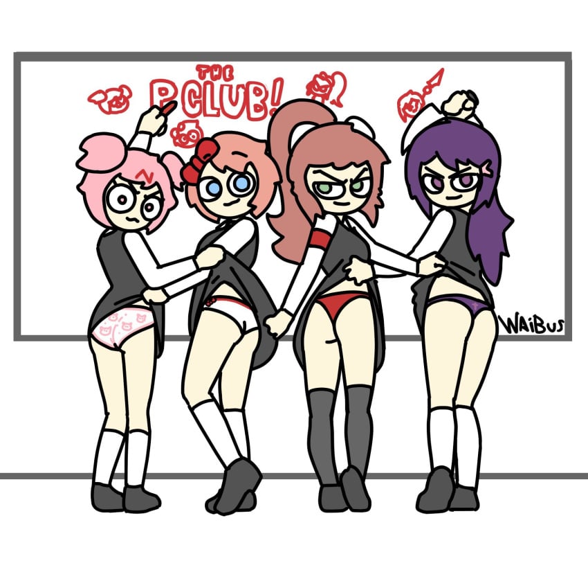 Monika (Doki Doki Literature Club) Rule 34 Image