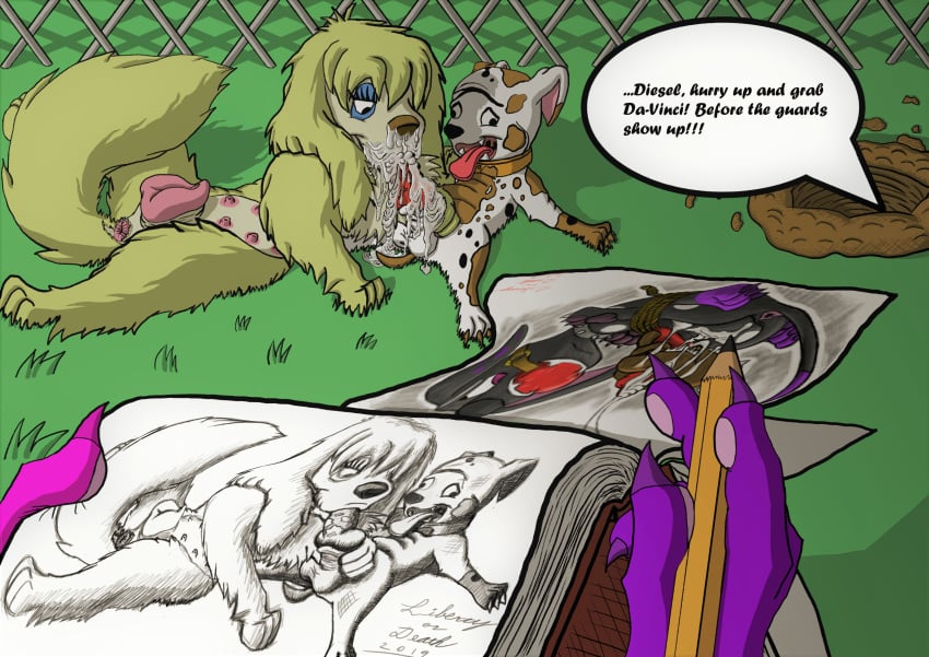Da Vinci (101 Dalmatians) Rule 34 Image