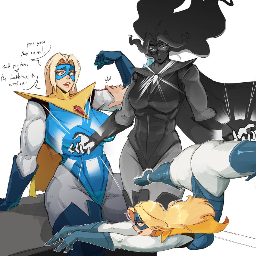 Blonde Blazer (Dispatch (Game)) Rule 34 Image