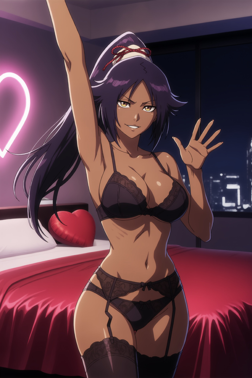 Shihouin Yoruichi (Bleach) Rule 34 Image