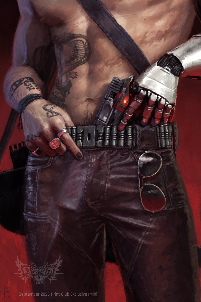 Johnny Silverhand (Cyberpunk (Series)) Rule 34 Image