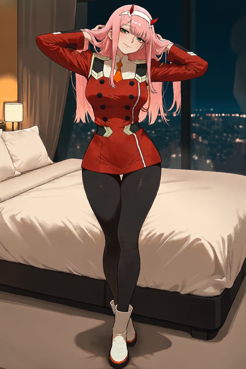 Zero Two (Darling In The Franxx) Rule 34 Image