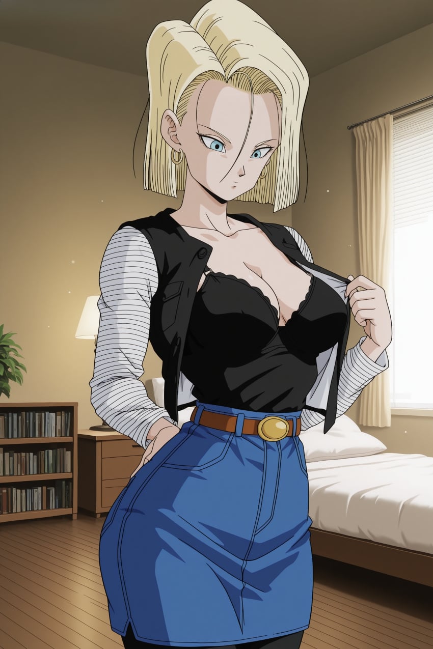 Android 18 (Dragon Ball) Rule 34 Image