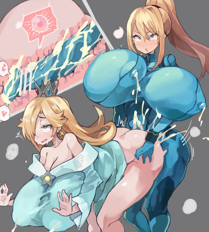 1futa 1girls ahe_gao alternate_breast_size big_breasts big_penis bimbo black_gloves blonde_hair blue_bodysuit blue_dress blue_eyes bodysuit breasts censor_bar censored clothed_sex condom_suit cross_section crossover cum cum_in_pussy cum_inside dress female futa_on_female futanari gloves grey_background hair_over_one_eye huge_breasts huge_cock impregnation kemomoz large_breasts large_penis latex latex_bodysuit latex_breasts latex_futa latex_gloves latex_nipples latex_stockings latex_suit latex_thigh_highs latex_thighhighs long_hair mario_(series) metroid nintendo ovum penis pleasure_face ponytail princess_rosalina rolling_eyes samus_aran sex simple_background skin_tight sperm_cell standing super_smash_bros. thick_thighs thighs tied_hair tight_clothing vaginal_penetration vaginal_sex x-ray zero_suit zero_suit_samus