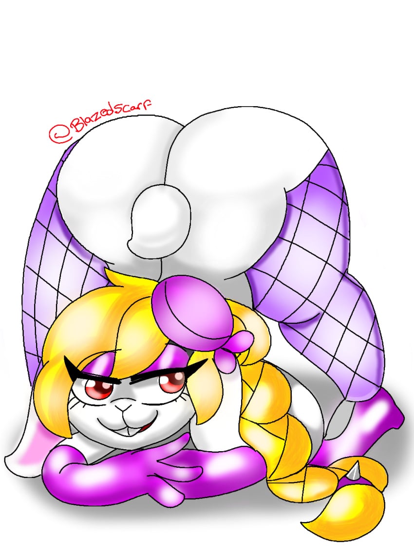 2021 anthro ass ass_up big_ass big_breasts big_butt blazedscarf broodals female female_focus female_only furry hariet_(mario) jack-o_pose jackochallenge mario_(series) nintendo shortstack super_mario_odyssey