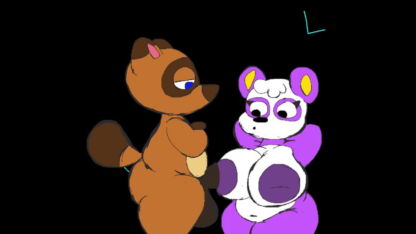 16:9 animal_crossing animated anthro balls bodily_fluids breasts canid canine cum cum_inside cum_on_breasts duo female fuzefurry genital_fluids genitals gif inverted_nipples male male/female mammal nintendo nipple_fetish nipple_penetration nipple_play nipples penetration penis pinky_(animal_crossing) raccoon_dog short_playtime tagme tanuki tom_nook ursid video_games widescreen