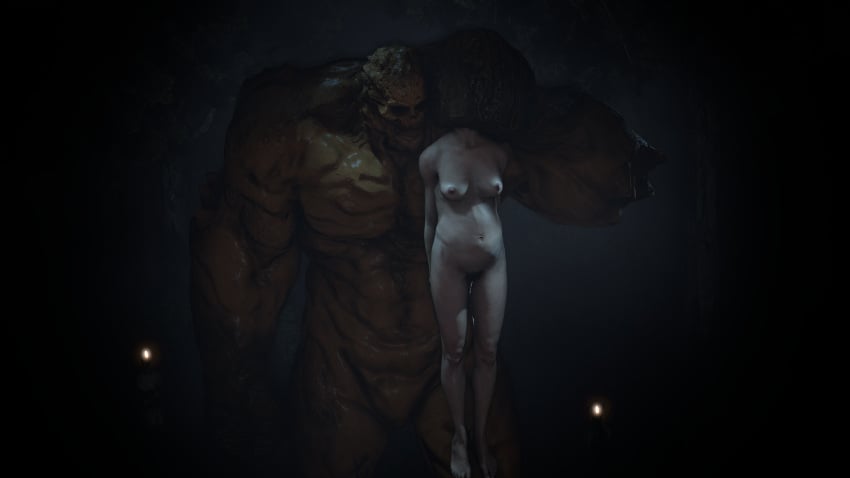 bondage clayface cum_in_pussy female jungle pubic_hair rust8 ryona source_filmmaker