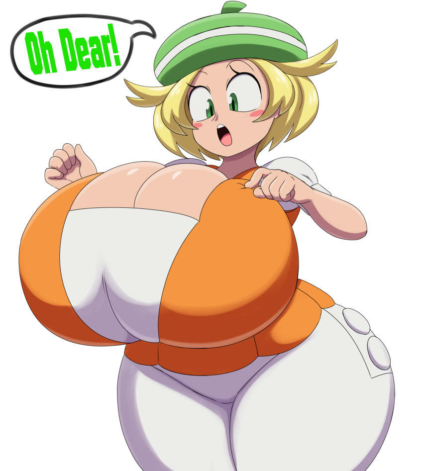 bianca_(pokemon) big_ass big_breasts boob_window clothed female female_only huge_ass huge_breasts mechspazer nintendo pokemon