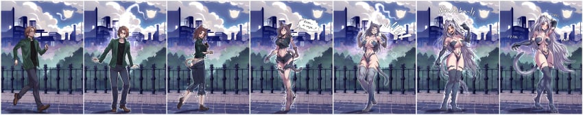 \r\ncat_sun anthro ass_expansion bimbofication breast_expansion cat_ears cat_tail catgirl eye_color_change female gender_transformation hair_color_change hair_growth huge_ass huge_breasts human_to_anthro lip_expansion midriff mtf_transformation navel opcrom thick_thighs thigh_expansion transformation transformation_sequence wide_hips