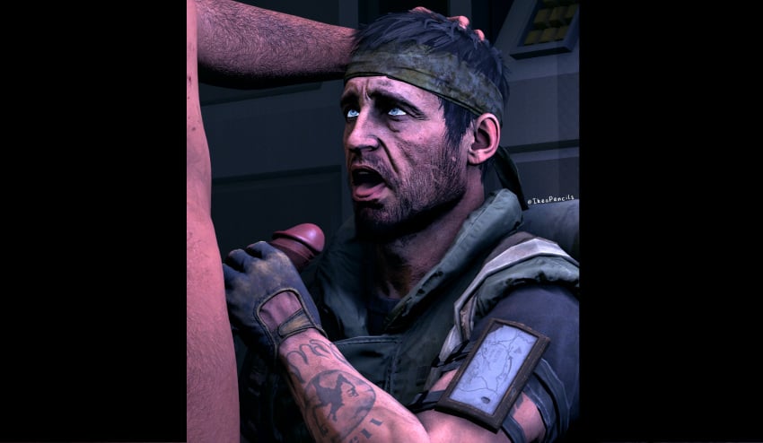 black_ops_4 blowjob call_of_duty call_of_duty_black_ops_4 frank_woods gay handjob ikeapencils male male_only