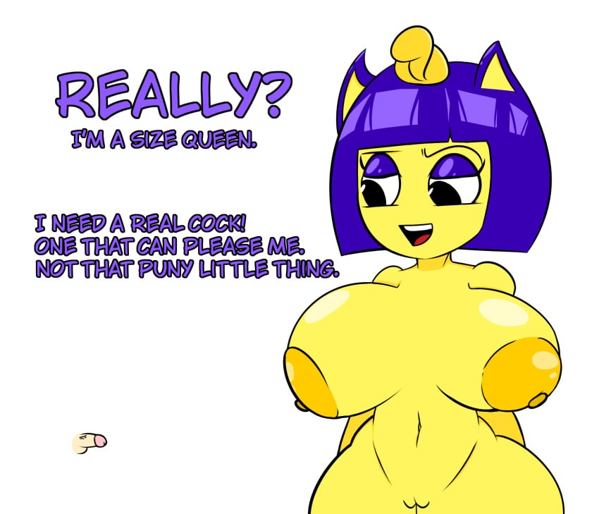 2021 animal_crossing ankha balls big_breasts breasts furry ketadune micropenis nintendo nipples penis pussy small_penis_humiliation source_request thick_thighs thighs wide_hips