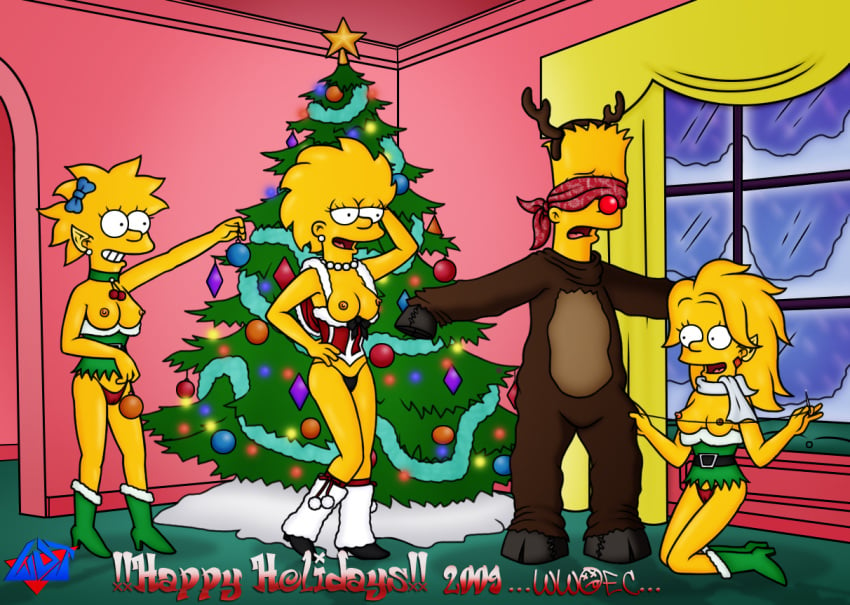 bart_simpson incest lisa_simpson maggie_simpson the_simpsons wdj yellow_body zia_simpson-van_houten