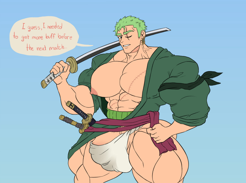Roronoa Zoro (One Piece) Rule 34 Image