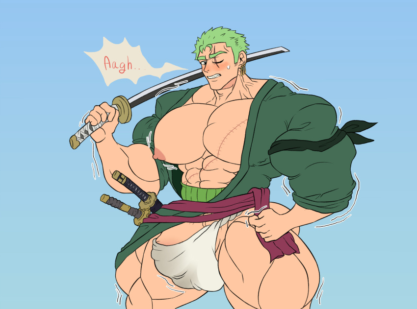 Roronoa Zoro (One Piece) Rule 34 Image