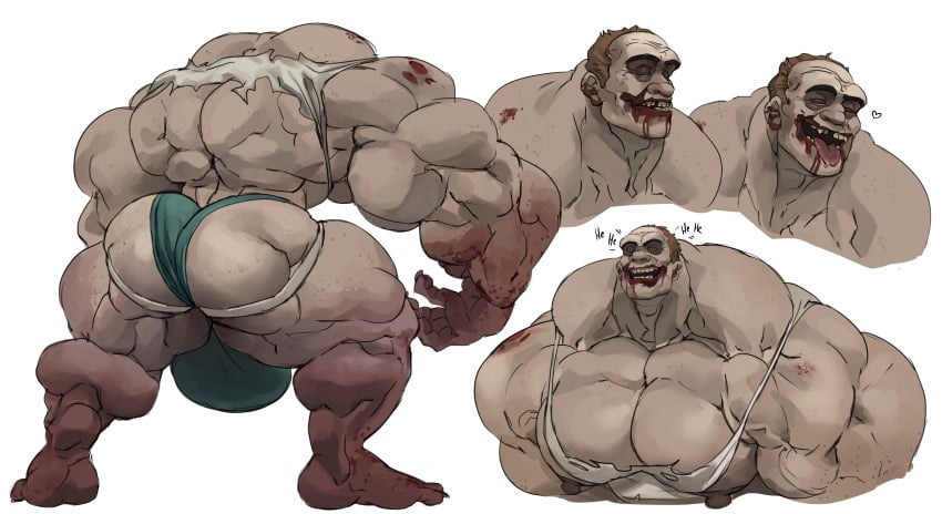 abs bara biceps big_ass big_butt big_muscles bodybuilder bulge dat_ass fat_ass fat_butt flaccid horror huge_muscles jockey_(left_4_dead_2) left_4_dead male male_focus male_only muscle muscles muscular muscular_arms muscular_ass muscular_back muscular_legs muscular_male muscular_thighs nipples pecs remert solo solo_male veins veiny_muscles zombie