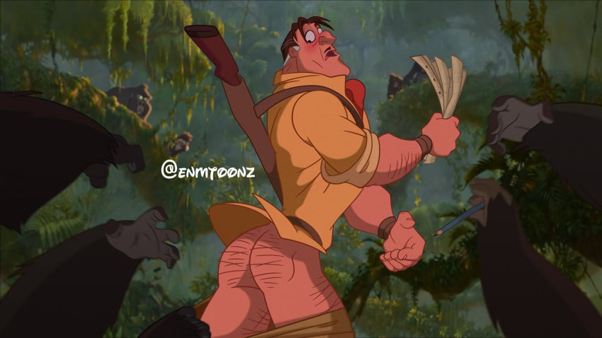 clayton enmtoonz hairy_ass male male_only tarzan_(1999_film)