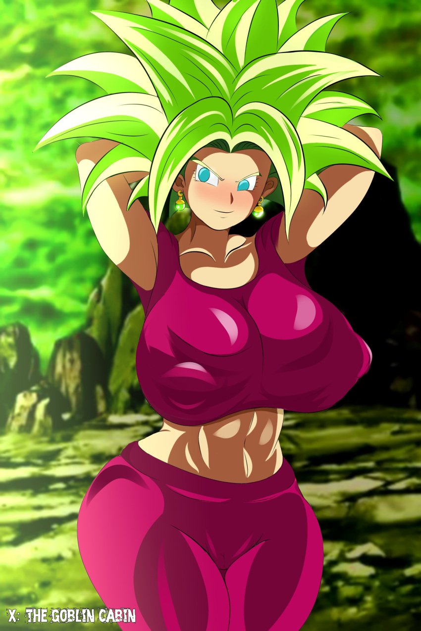 2024 dragon_ball dragon_ball_super female female_only fusion kefla potara_earrings potara_fusion solo the_goblin_cabin_(mclovintrue)