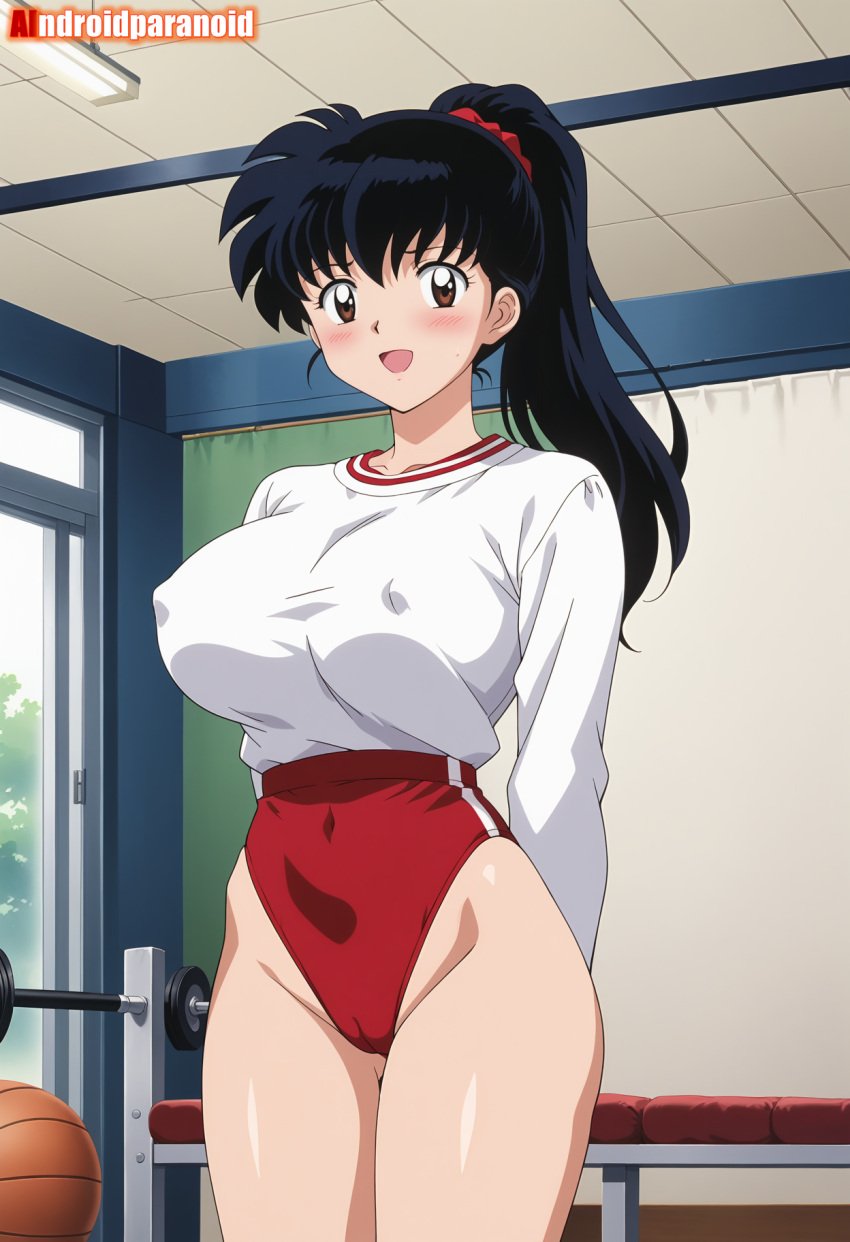 1girls ai_generated aindroidparanoid ass big_ass big_breasts big_butt breasts buruma busty busty_female cameltoe curvy cute fat_ass female female_only gym_uniform hair hi_res higurashi_kagome hips huge_ass huge_breasts human inuyasha inuyasha_(character) kagome_higurashi large_ass large_breasts legs narrow_waist nipples slim_waist stable_diffusion tagme thick_ass thick_legs thick_thighs voluptuous waist wide_hips