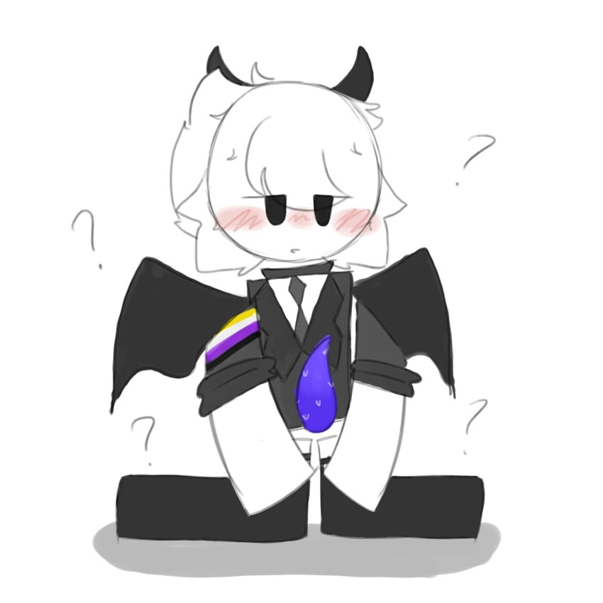 dizzy gay horn male_only nickkson oc purple_dick roblox wings