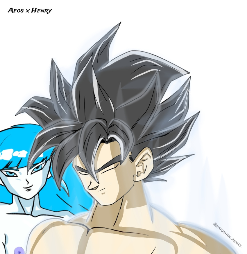 aeos agios aios aiosu blue_body blue_eyes blue_hair dragon_ball dragon_ball_heroes goddess henry ladyaeos oc perfect_body pointy_ears super_dragon_ball_heroes supreme_kai_of_time time_power_unleashed_form time_power_unleashed_form_(dragon_ball)