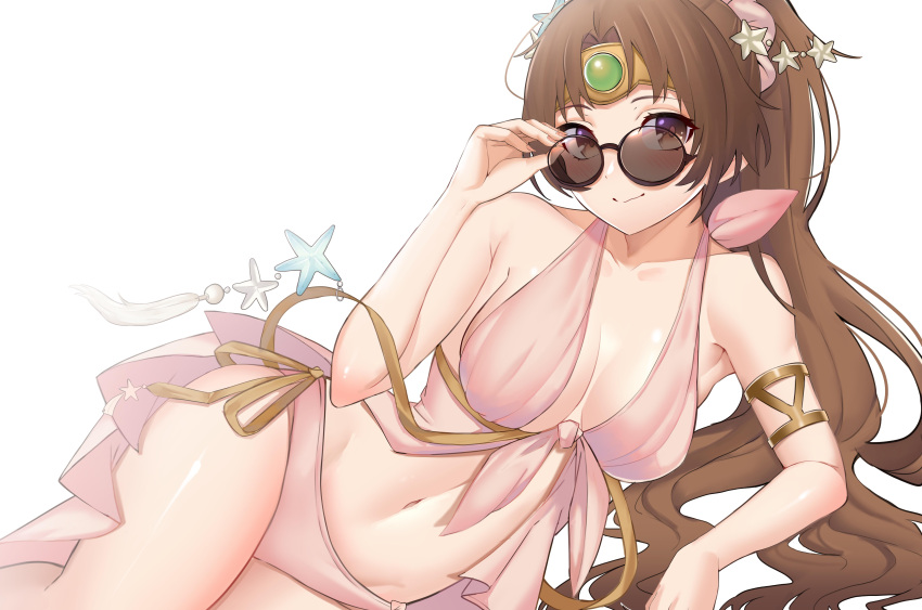 1girls adjusting_eyewear adjusting_glasses adjusting_sunglasses alternate_costume bare_arms bare_midriff bare_shoulders bare_thighs belly big_breasts bikini breasts brown_eyes brown_hair child_bearing_hips cleavage confident curvaceous curvy curvy_female curvy_figure female female_focus female_only fire_emblem fire_emblem:_mystery_of_the_emblem fire_emblem:_shadow_dragon_and_the_blade_of_light fire_emblem_heroes front-tie_bikini front-tie_top halter_top halterneck human human_focus human_only large_breasts light-skinned_female light_skin linde_(fire_emblem) linde_(summer)_(fire_emblem) long_hair looking_at_viewer looking_over_eyewear looking_over_glasses looking_over_sunglasses multicolored_eyes navel nintendo official_alternate_costume pink_bikini pink_swimsuit pose posing purple_eyes relaxing sideboob smile smiling smiling_at_viewer solo solo_female solo_focus stomach sunglasses swimsuit thick thick_hips thick_thighs thighs tinted_eyewear voluptuous vuxer wholesome wide_hips