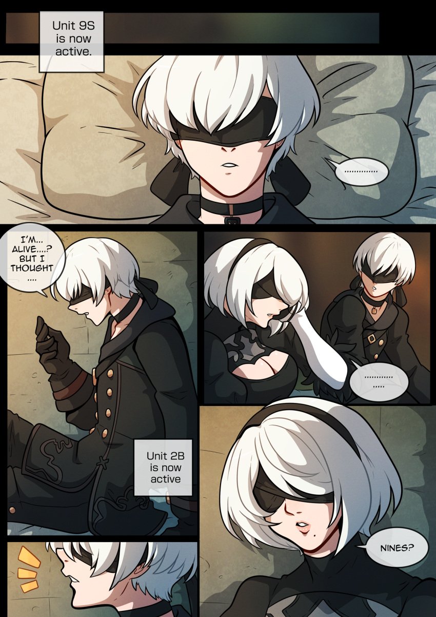 comic kinkymation nier nier:_automata nier_(series) tagme yorha_2b yorha_9s