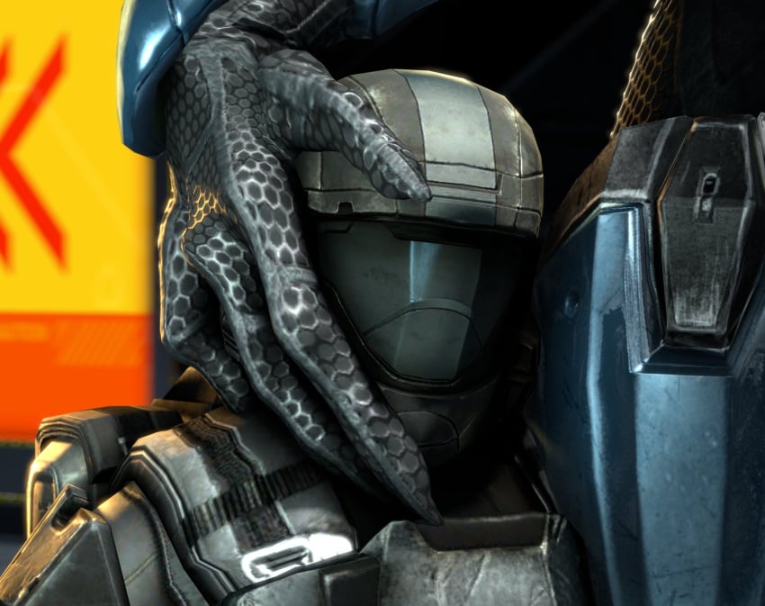 3d halo_(series) hand_on_head meme odst sangheili voui