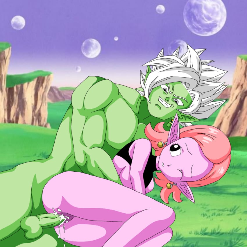 chronoa dick dragon_ball dragon_ball_super dragon_ball_xenoverse dragon_ball_xenoverse_2 fused_zamasu kaioshin_of_time penis penis_in_pussy zamasu