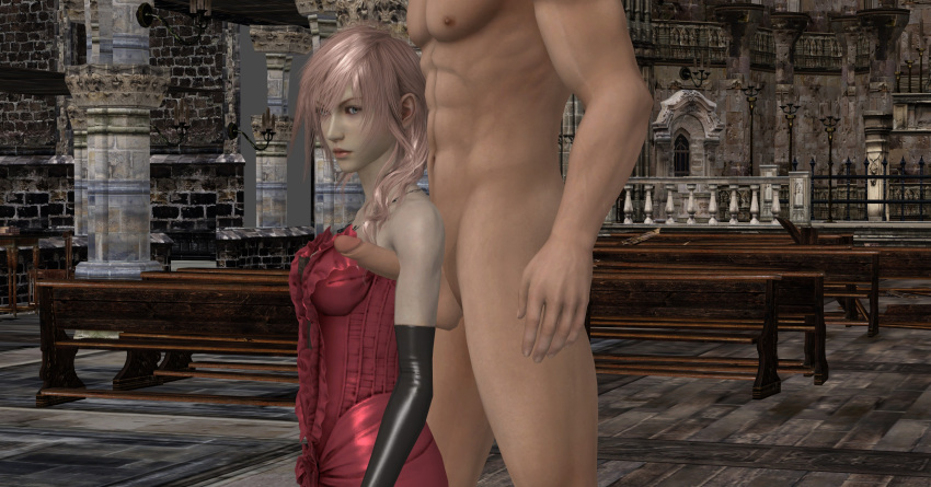 10s 1boy 1boy1girl 1girls 3d absurd_res absurdres alternate_costume alternate_outfit armpit_fetish armpit_sex asymmetrical_hair bangs bare_shoulders bench black_gloves blue_eyes clothed_female_nude_male dress eclair_farron elbow_gloves erection female final_fantasy final_fantasy_xiii from_side gloves hd hd_(traditional) hetero highres indoors kneeling light-skinned_female light-skinned_male light_skin lightning_returns:_final_fantasy_xiii looking_at_viewer male male/female medium_breasts medium_hair midnight_mauve nude outercourse penis pink_hair red_dress source_filmmaker square_enix standing testicles uncensored yourenotsam