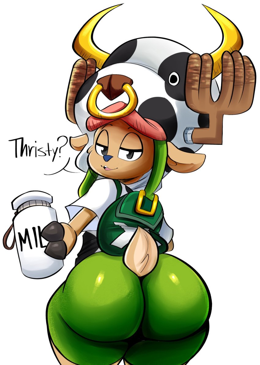 anthro big_ass chopper clothing fat_ass femboy male_focus male_only nathanatwar one_piece solo solo_male tight_clothing tony_tony_chopper whateverdoes