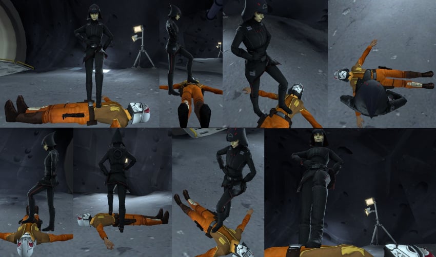 1boy 1girls captured clothed defeat defeated ezra_bridger female female/male female_domination femdom femdom-ots-fan green_skin helmet human inquisitor inquisitor_(star_wars) jedi_padawan male mirialan prisoner seventh_sister sfm star_wars star_wars_rebels yellow_eyes