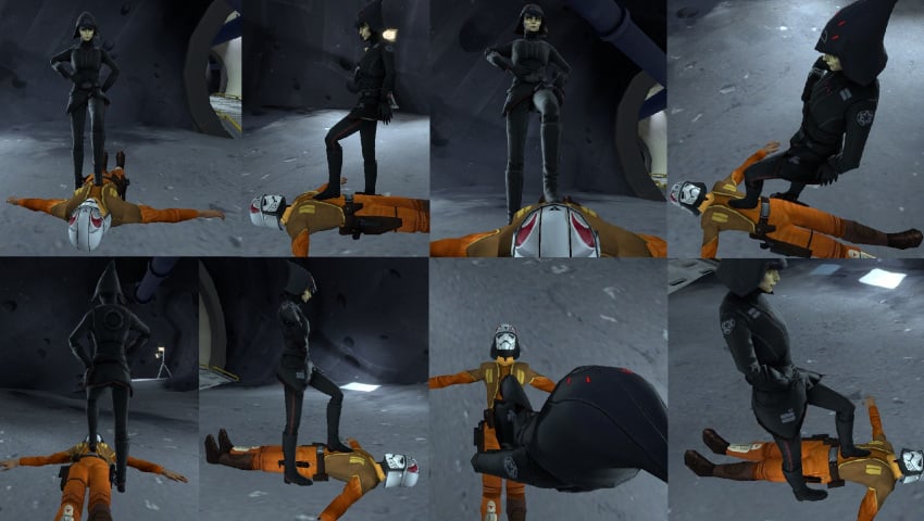 1boy 1girls captured clothed defeat defeated ezra_bridger female female/male female_domination femdom femdom-ots-fan green_skin helmet human inquisitor inquisitor_(star_wars) jedi_padawan male mirialan prisoner seventh_sister sfm star_wars star_wars_rebels yellow_eyes